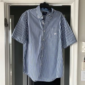 Mens short sleeve Chaps button down shirt